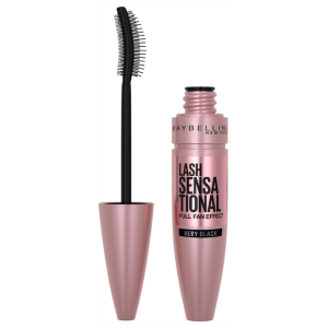 Maybelline Lash Sensational Mascara - Tusz do rzęs Black, 9,5 ml