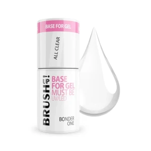 Brush Up! By Maxineczka Bonder One Base For Gel Must Be UV/LED Baza hybrydowa do paznokci - All Clear 5g
