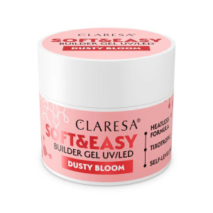 Claresa Soft&Easy Builder Gel UV/LED Żel budujący - Dusty Bloom 12g