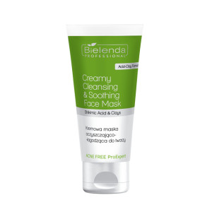 Bielenda Professional Acne Free ProExpert Creamy Cleansing&Soothing Face Mask Kremowa maska oczyszczająco - łagodząca do twarzy 150ml