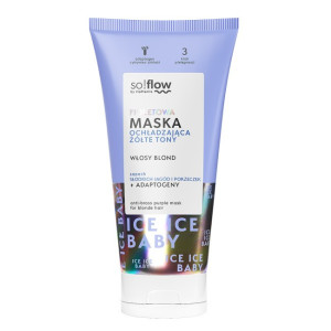 Vis Plantis So!Flow Fioletowa maska do włosów blond ochładzająca żółte tony - Zapach słodkich jagód i porzeczek 200ml