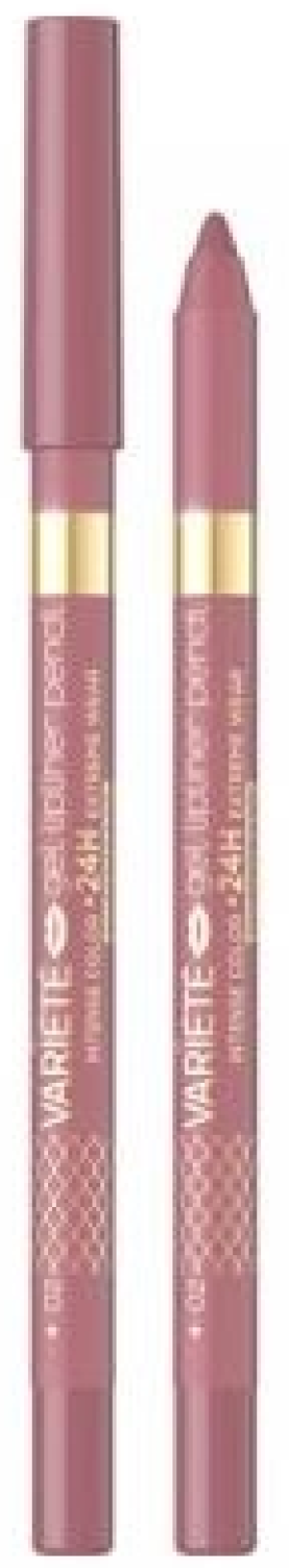 Eveline Variete Gel Lipliner Pencil Żelowa konturówka do ust 02 Pinkish