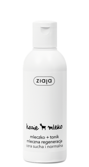 Ziaja Kozie Mleko Mleczko + tonik mleczna regeneracja - cera sucha i normalna 200ml