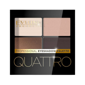 Eveline Quattro Eyeshadow Paleta 4 cieni do powiek - 09 3,2g