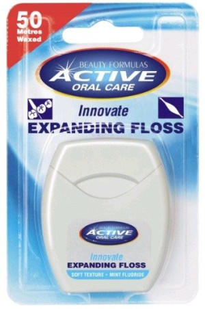 BeautyFormulas ACTIVE Expanding Floss Nić dentystyczna 50m