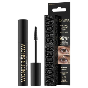 Eveline Wonder Shadow Volume Lenght&Lift Tusz do rzęs pogrubiająco-wydłużająco-liftingujący 7ml