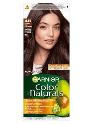 Garnier Color Naturals Creme Farba do włosów - 4.12 Lodowy brąz 112ml