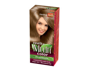Venita Multi Color Farba bez amoniaku do włosów - 4.34 Orzech laskowy 100ml(2x50ml)