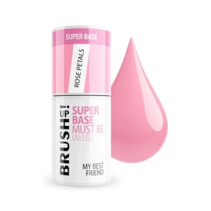 Brush Up! By Maxineczka My Best Friend Super Base Must Be UV/LED Bezkwasowa baza hybrydowa z promotorem adhezji do paznokci - Rose Petals 5g