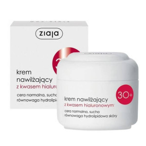 Ziaja Krem nawilżający z kwasem hialuronowym 30+ SPF6 na dzień 50ml