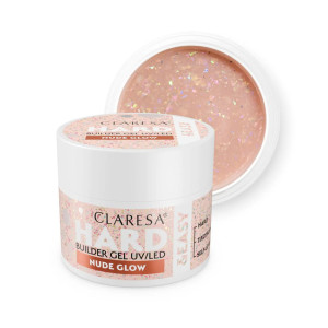 Claresa Hard&Easy Builder Gel UV/LED Żel budujący - Nude Glow 45g