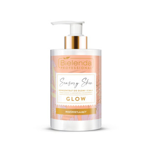 Bielenda Professional Sensory Skin Glow Koncentrat do dłoni i ciała - Rozświetlający 300ml