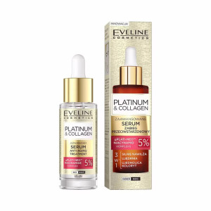Eveline Platinum&Collagen 5% Serum zabieg przeciwstarzeniowy 30ml