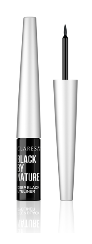 CLARESA Black By Nature eyeliner Satynowy eyeliner w płynie 4g