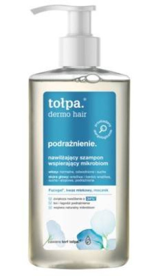 Tołpa DermoHair Podrażnienie. Szampon nawilżający wspierający mikrobiom 250ml