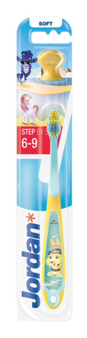 Jordan Step By Step Szczoteczka do zębów dla dzieci 6-9 lat - SOFT