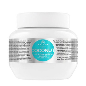 KALLOS COCONUT Maska do włosów odżywczo-wzmacniająca - z olejkiem kokosowym 275ml
