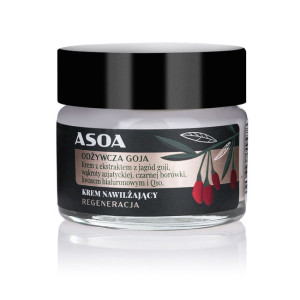 Asoa Krem nawilżający do twarzy - Odżywcza goja 50ml