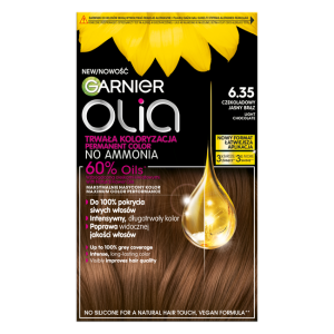 Garnier Olia Twała Koloryzacja Farba do włosów - 6.35 Czekoladowy Jasny Brąz 174ml