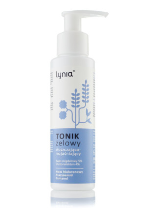 Lynia Tonik żelowy złuszczająco-rozjaśniający z kwasem migdałowym i glukonolaktonem 100ml