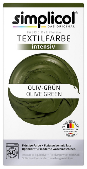 simplicol Barwnik do tkanin intensywny Olive Green 150ml+400g