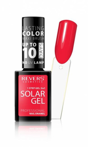 REVERS SOLAR GEL Lakier do paznokci efekt lakieru hybrydowego - 38 GRENADINE 10ml