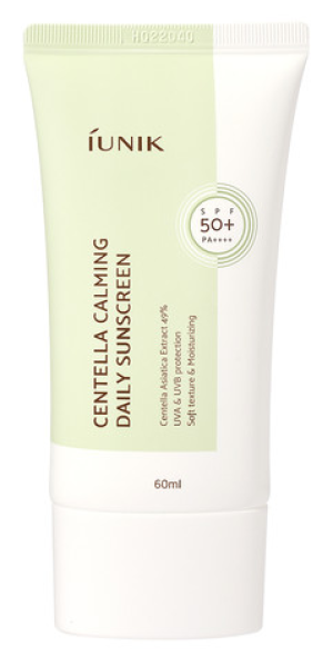 iUNIK Centella Calming Daily Sunscreen SPF 50+ PA++++ Kojący krem przeciwsłoneczny z filtrem SPF50 60ml