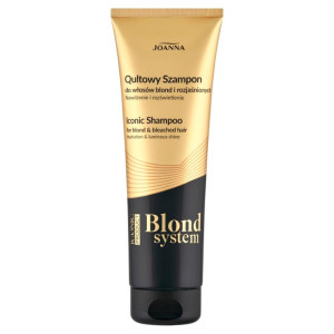 Joanna Blond System Qultowy szampon do włosów blond i rozjaśnionych - Nawilżenie i rozświetlenie 260ml