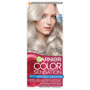 Garnier Color Sensation Farba do włosów krem koloryzujący - S11 Przydymiony ultrajasny blond 112ml