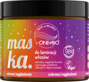 OnlyBio Hair In Balance Maska do laminacji włosów 200ml
