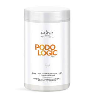 FARMONA PROFESSIONAL PODOLOGIC ACID Silnie zmiękczająca sól do kąpieli stóp z kwasami AHA i BHA 1500g