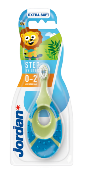 Jordan Step By Step Szczoteczka do zębów dla dzieci 0-2 lat - EXTRA SOFT