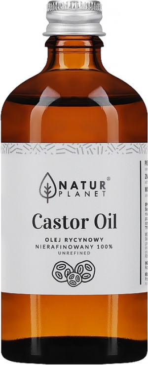 Natur Planet Castor Oil Olej rycynowy nierafinowany 100% 100ml
