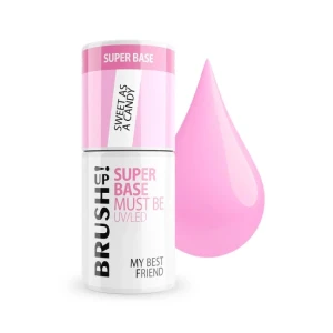 Brush Up! By Maxineczka My Best Friend Super Base Must UV/LED Be Bezkwasowa baza hybrydowa z promotorem adhezji do paznokci - Sweet As A Candy 5g