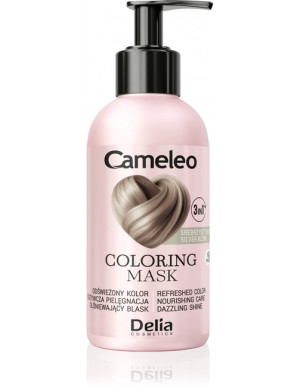 Delia Cameleo Coloring Mask Maska koloryzująca 3w1 - Srebrzysty blond 130ml