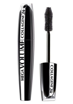Loreal Mega VOLUME Collagene 24H Mascara Extra Black- Tusz do rzęs, czarny