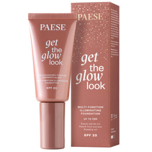 Paese Get The Glow Look Podkład rozświetlający do twarzy SPF20 - 1N Light Beige 30ml