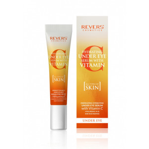 Revers Energetyzująco-nawilżające serum pod oczy z witaminą C, kwasem hialuronowym i niacynamidem 15ml