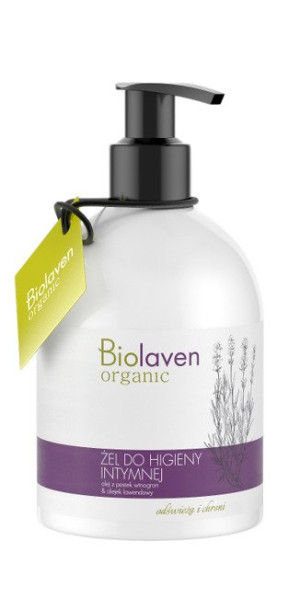 Biolaven Organic Żel Do Higieny Intymnej Winogron Lawenda, 300 ml [DATA WAŻNOŚCI 09.2026]