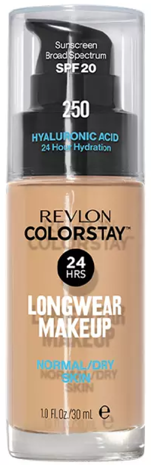 Revlon Colorstay Podkład do cery normalnej i suchej z kwasem hialuronowym 250 FRESH BEIGE 30ml NOWA FORMUŁA
