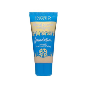 Ingrid Ideal Cover Mattifying Podkład matujący do twarzy - 401 Nude 30ml [DATA WAŻNOŚCI 10.2026]