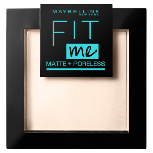 Maybelline Fit Me Matte + Poreless Puder dopasowujący się do skóry - 104 Soft Ivory 9g