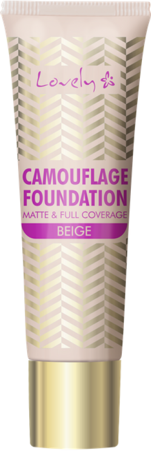 Lovely Camuflage Foundation Podkład o wysokim stopniu krycia 4 Beige 25g