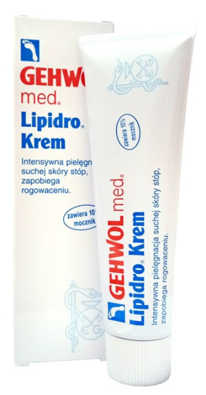 GEHWOL Med Lipidro krem do pielęgnacji suchej skóry stóp 75ml