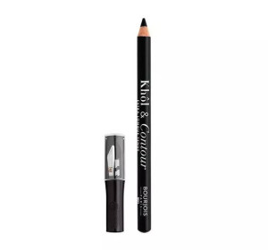 BOURJOIS KREDKA KHOL&CONTOUR Kredka do oczu z temperówką - 001 NOIR-ISSIME 1,2g