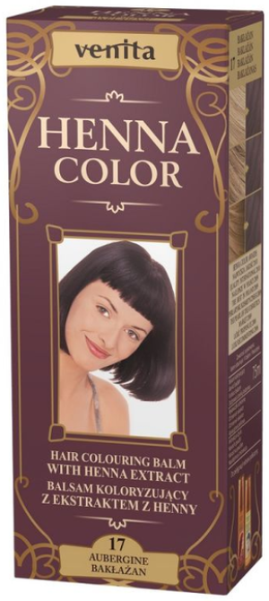 Venita Henna Color Balsam koloryzujący z ekstraktem z henny 17 Bakłażan 75ml