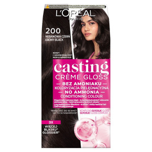 Loreal Casting Creme Gloss Farba do włosów - 200 Hebanowa Czerń (48ml, 72ml, 60ml)