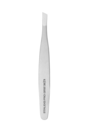 Staleks Pro Expert Lash Brow Pęseta do brwi skośna TE-20/3