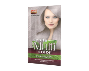 Venita Multicolor Szampon koloryzujący do włosów - 10.01 Popielaty blond 40g(saszetka)