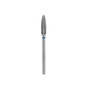 Staleks Pro Expert Frez z węglika spiekanego - stożek okręgły niebieski 4/14mm FT90B40/14